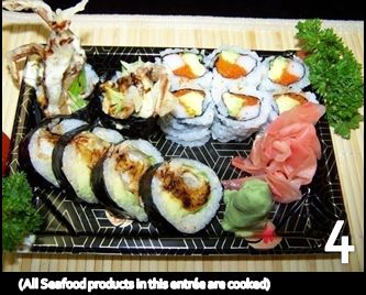 California Roll with Soft Shell Crab